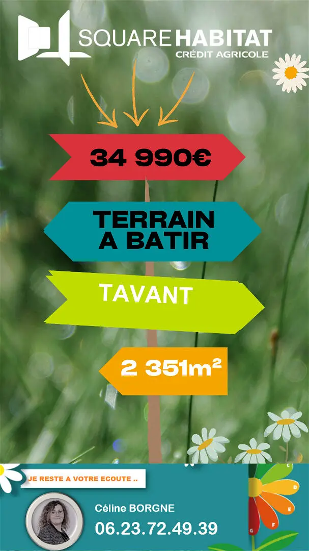 Achat terrainà TAVANT