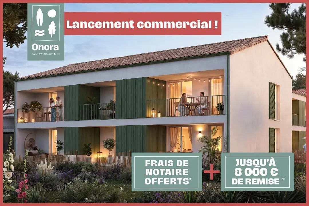 Biens neufs à Saint-Palais-sur-Mer
