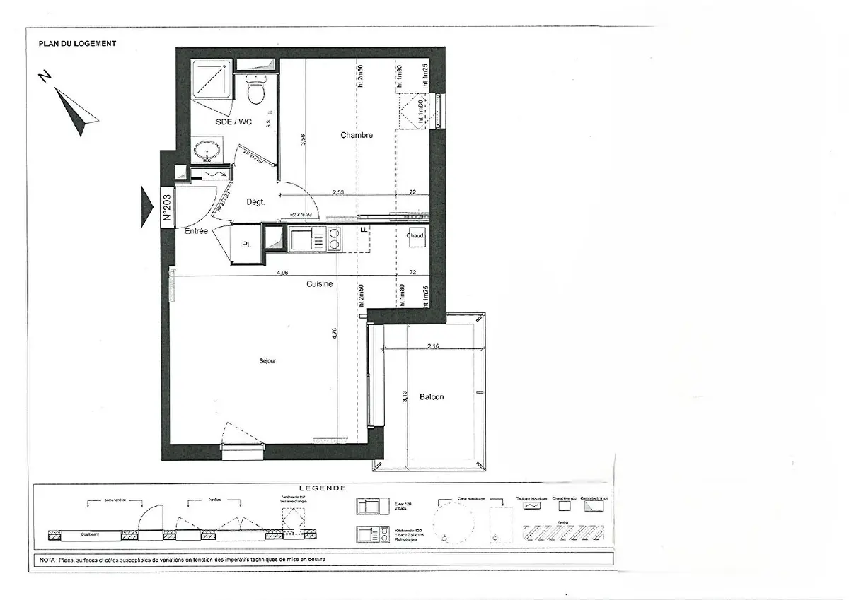 Appartement 2 pièces 37 m² · à Carquefou · 36,8 m² · 155 900 €