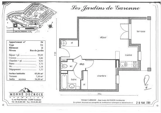 appartementà GAGNAC SUR GARONNE