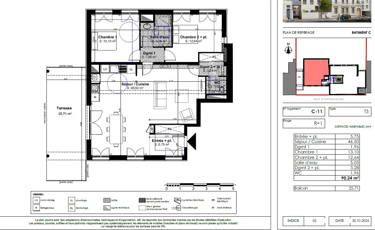 Achat appartementà TOURS