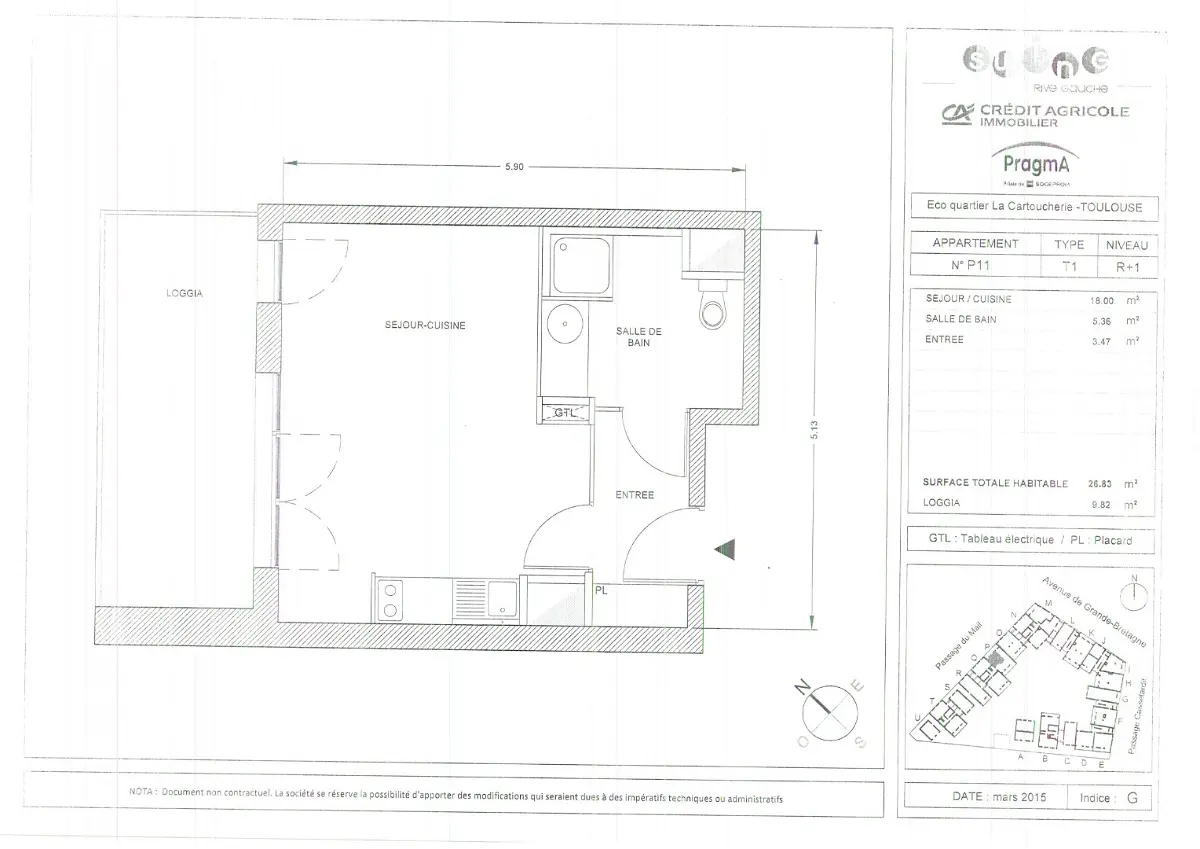 appartementà TOULOUSE
