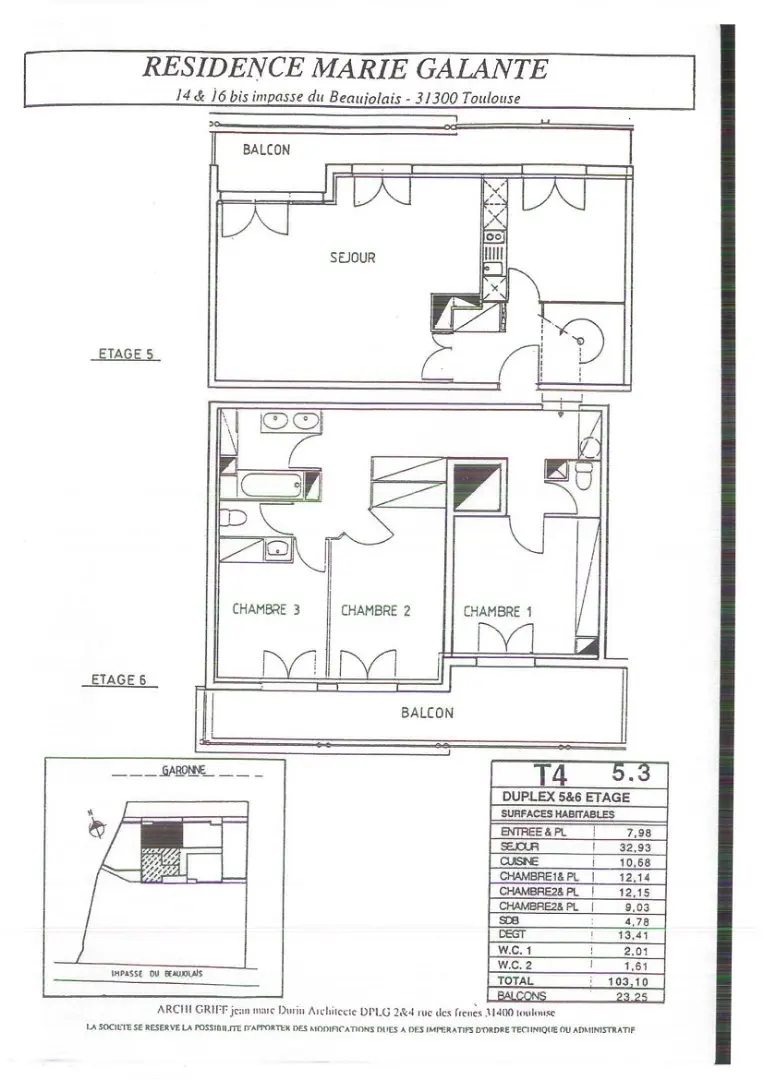 appartementà TOULOUSE