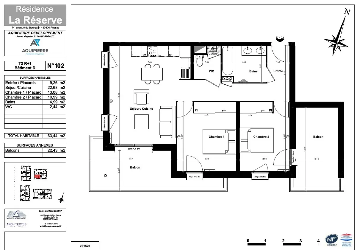 appartementà PESSAC