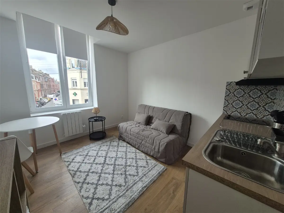 Appartement 1 pièce 17 m² · à Lambersart · 17,3 m² · 542 €/mois