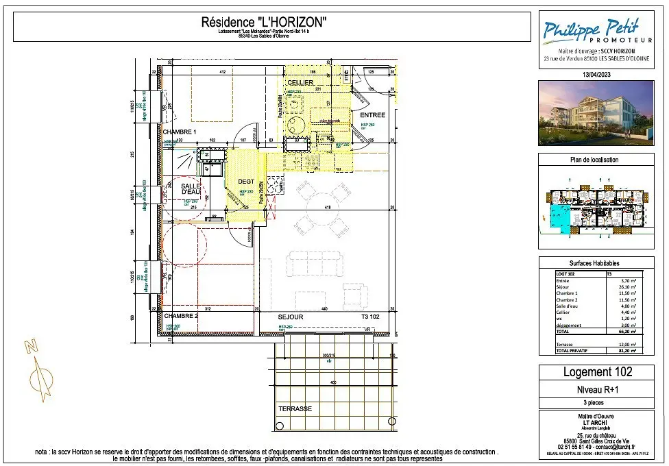 appartementà LES SABLES - D'OLONNE