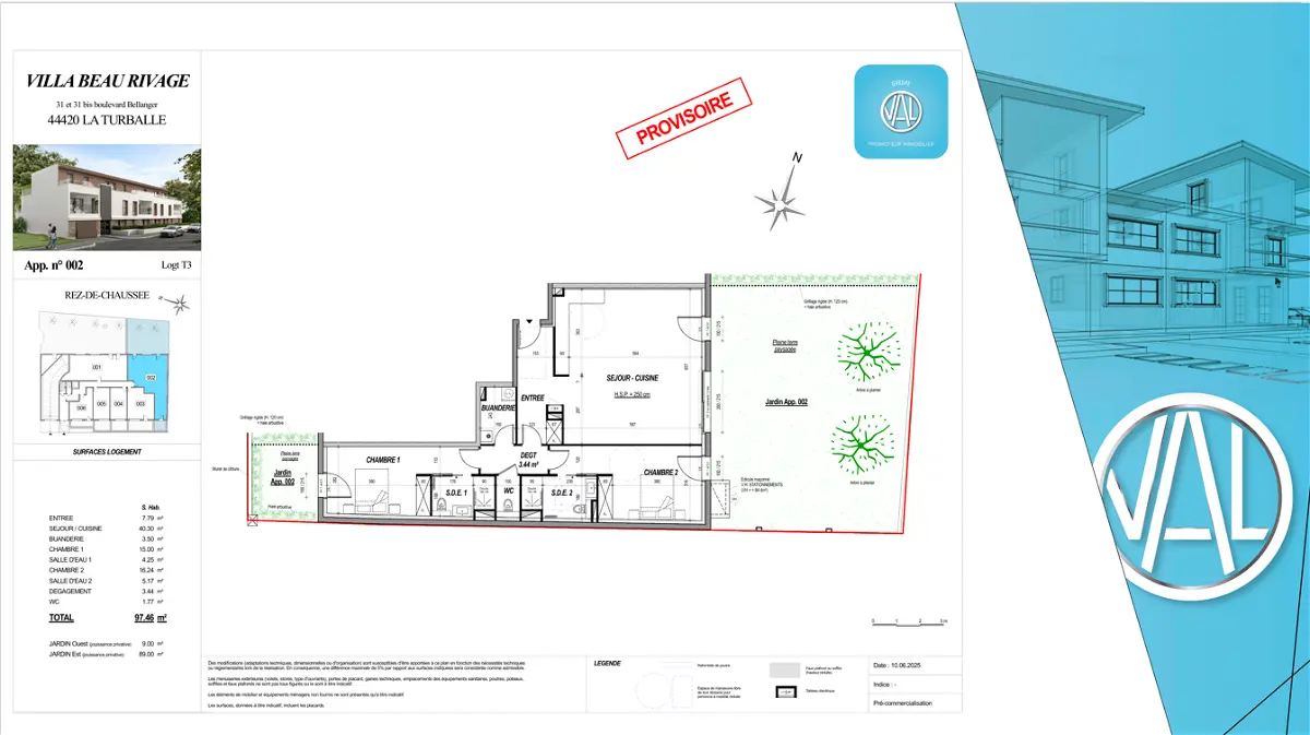 Achat appartementà LA TURBALLE