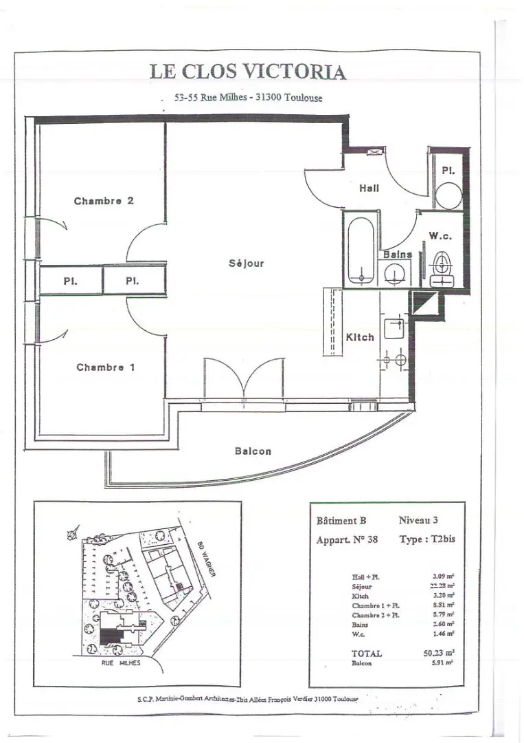 appartementà TOULOUSE