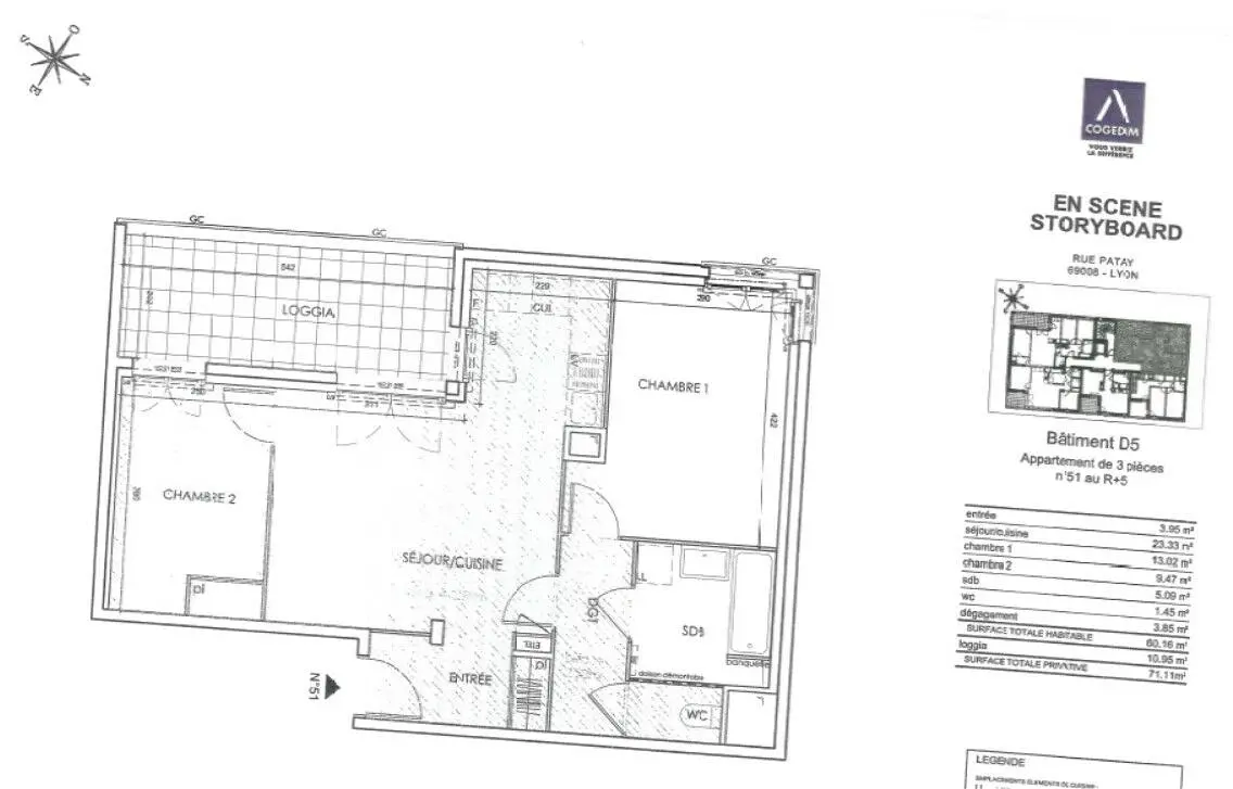 appartementà Lyon 8e Arrondissement