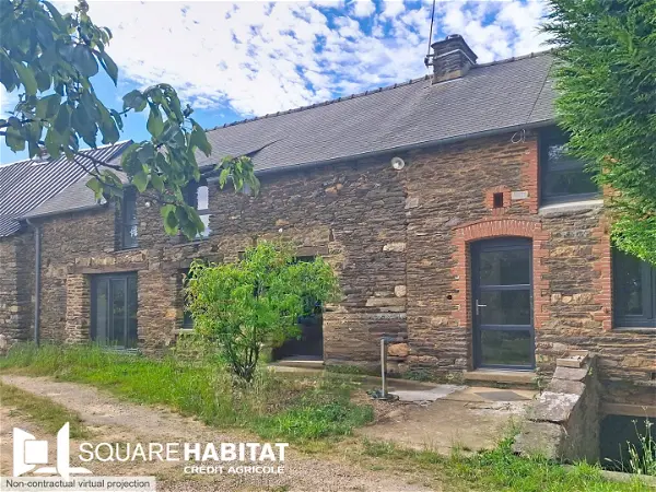 Maison à louer - MAURE-DE-BRETAGNE, 5 pièces