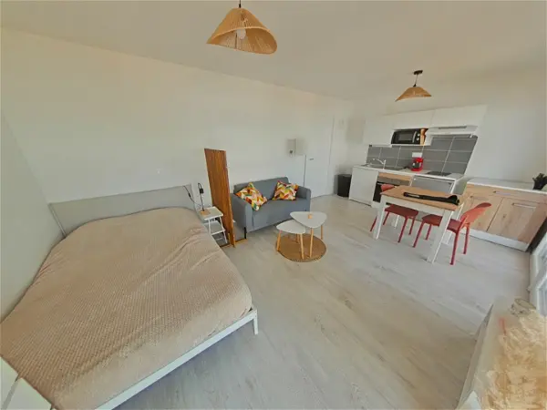 Location appartement 1 pièce - 29.16m² à Tours (37200)