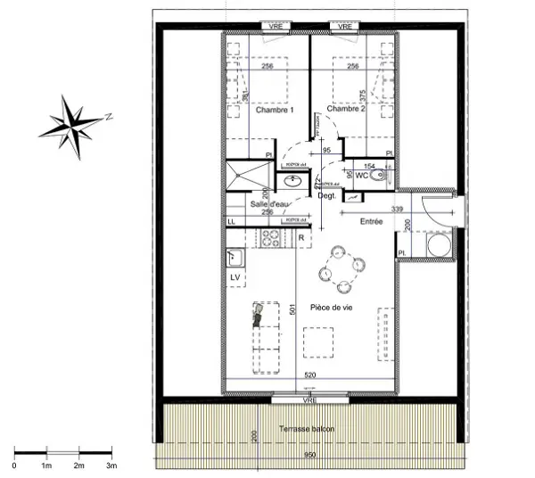 Achat appartement 3 pièces - 59.17m² à Argeles gazost (65400)