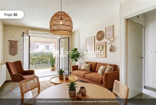 Appartement à vendre - SAINT GENIES BELLEVUE, 2 pièces
