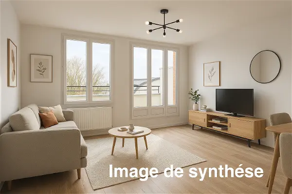 Appartement à vendre - VILLENEUVE D ASCQ, 4 pièces
