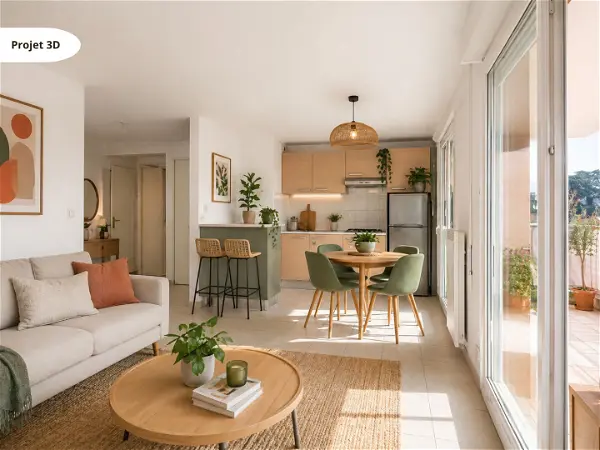 Achat appartement 3 pièces - 61.58m² à Tassin la demi lune (69160)