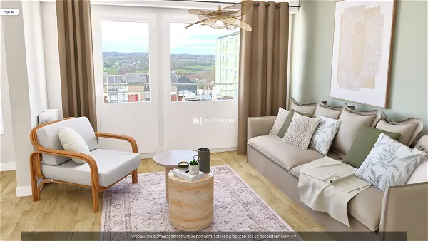 Achat appartement 4 pièces - 74.25m² à Lisieux (14100)