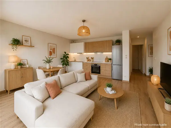 Achat appartement 3 pièces - 60.65m² à Nantes (44100)