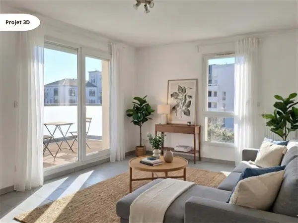 Achat appartement 3 pièces - 60.53m² à Decines charpieu (69150)