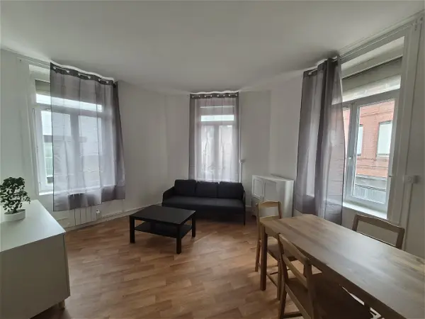 Location appartement 2 pièces - 37.53m² à Tourcoing (59200)