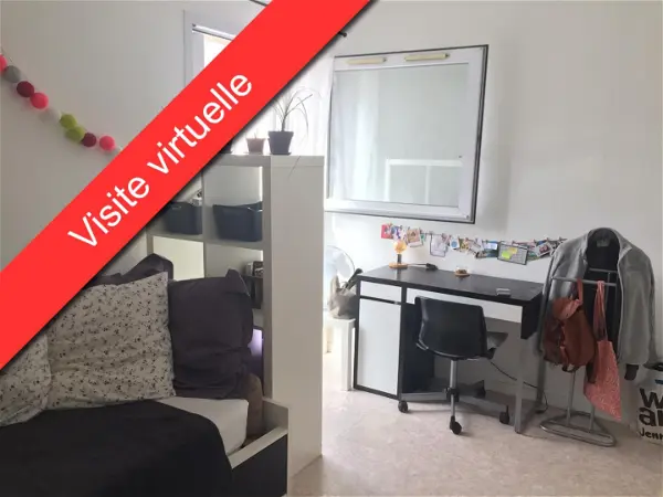 Location appartement 1 pièce - 17.76m² à Tours (37000)