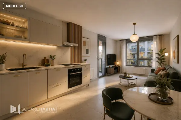 Appartement à vendre - LYON, 2 pièces