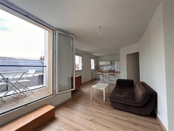 Location appartement 2 pièces - 49.59m² à Nantes (44100)