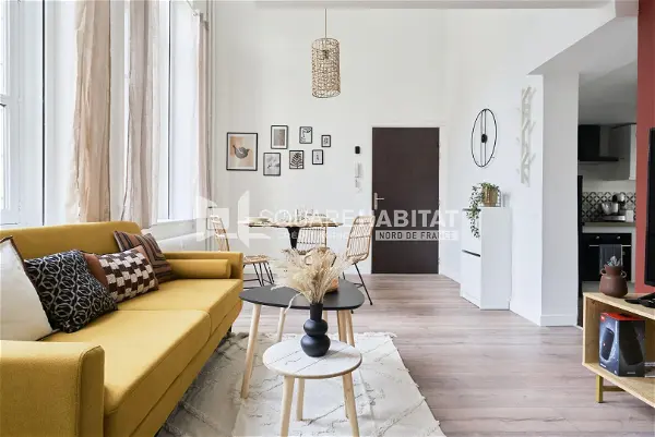 Location appartement 1 pièce - 9.58m² à Arras (62000)