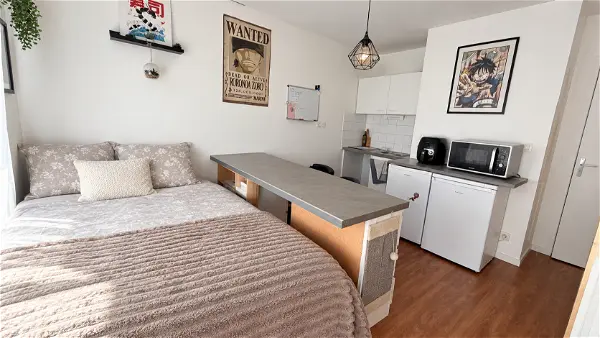 Location appartement 1 pièce - 19.8m² à Angers (49000)