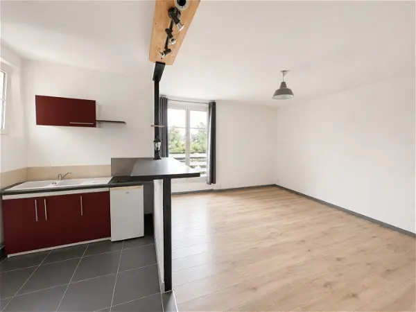 Location appartement 1 pièce - 30.87m² à Rouxmesnil-bouteilles (76370)