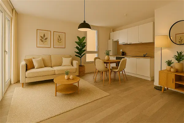 Location appartement 1 pièce - 44.06m² à Valenciennes (59300)