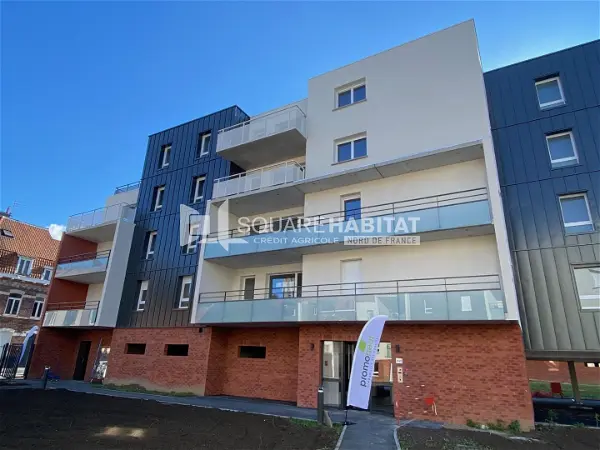 Location appartement 2 pièces - 42.58m² à Armentières (59280)