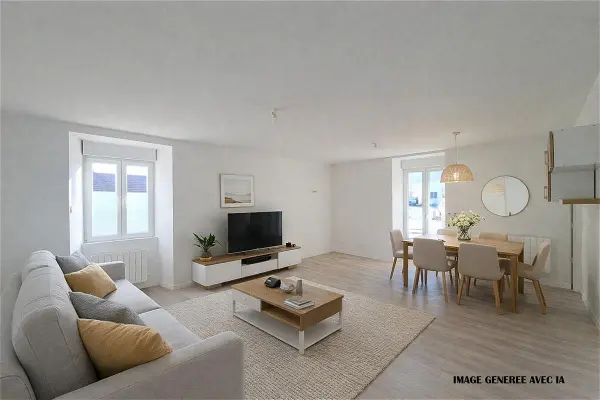 Location appartement 3 pièces - 62.76m² à Saint-siméon-de-bressieux (38870)