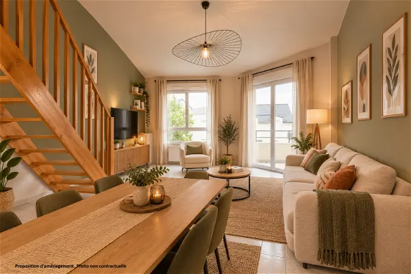 Appartement à vendre - SAINTE LUCE SUR LOIRE, 3 pièces