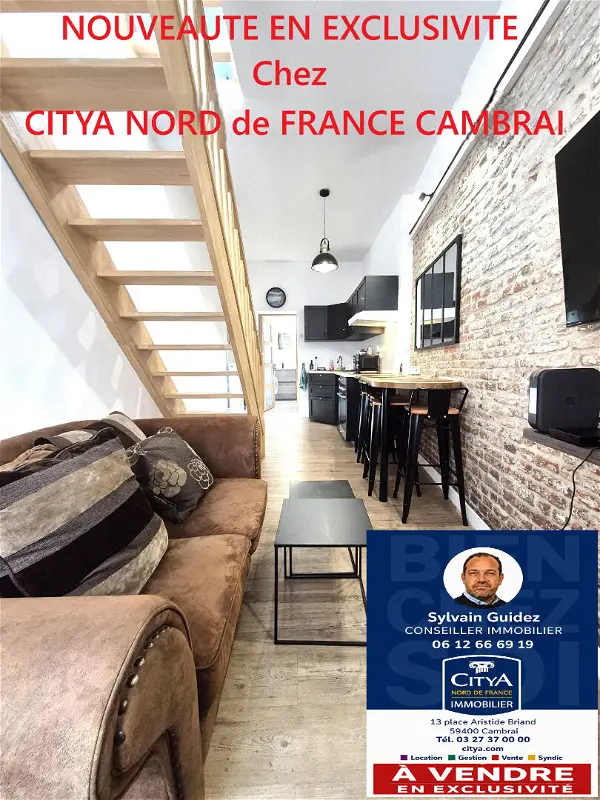 Achat maison 4 pièces - 45m² à Cambrai (59400)