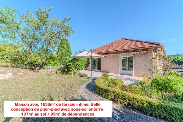 Maison à vendre - SEREZIN DU RHONE, 7 pièces