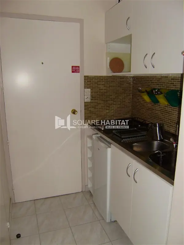 Location appartement 1 pièce - 13.51m² à Calais (62100)