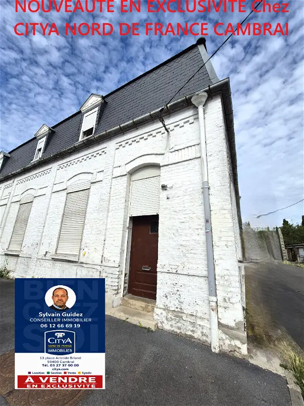 Maison à vendre - CAMBRAI, 5 pièces