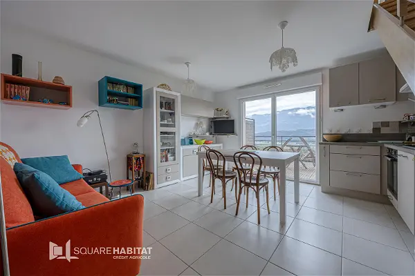 Achat appartement 2 pièces - 49m² à La motte servolex (73290)