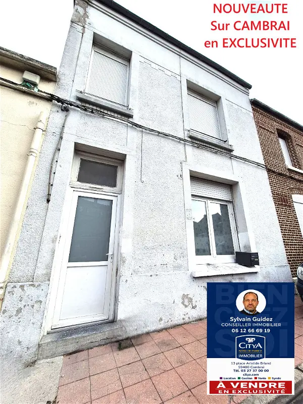 Maison à vendre - CAMBRAI, 6 pièces