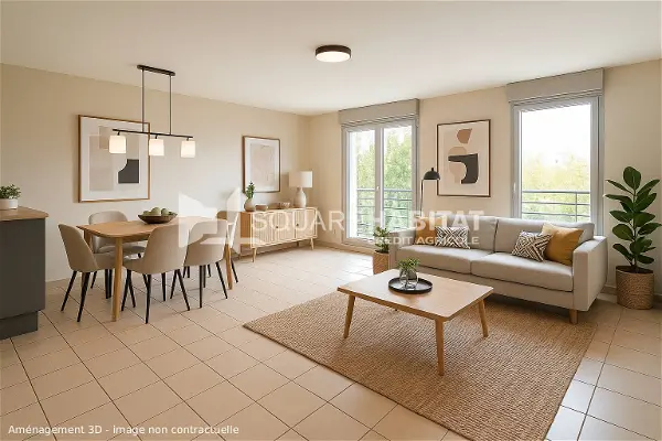 Appartement à vendre - NANTES, 3 pièces