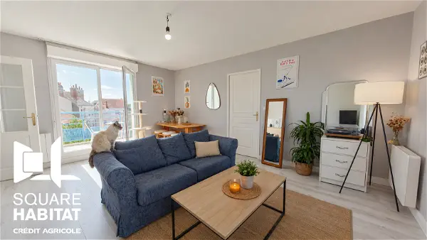 Appartement à vendre - TOURS, 3 pièces