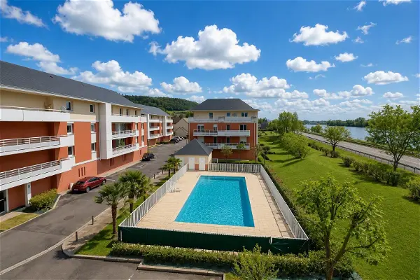Location appartement 2 pièces - 47.35m² à Amfreville la mi-voie (76920)