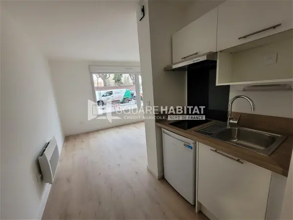 Location appartement 1 pièce - 24m² à Loos (59120)