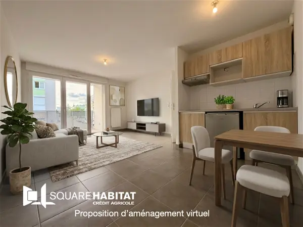 Achat appartement 2 pièces - 45.85m² à Nantes (44300)