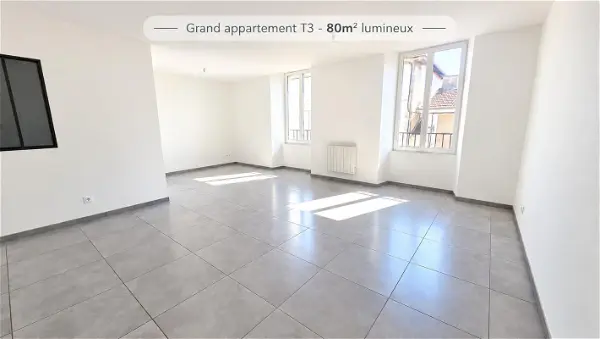 Location appartement 3 pièces - 80.42m² à Beaurepaire (38270)