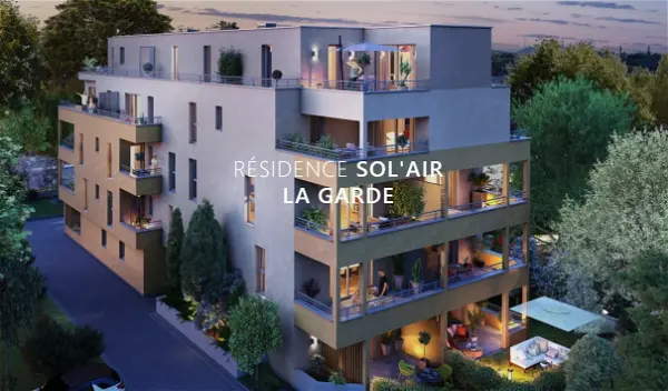 Appartement à louer - LA GARDE, 2 pièces