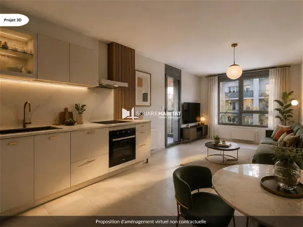 Appartement à vendre - LYON, 2 pièces