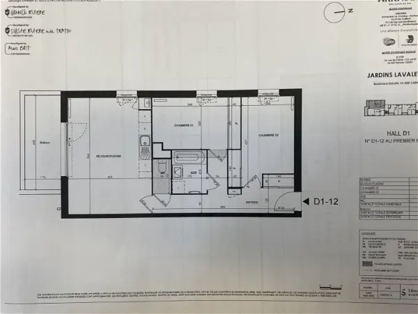 Location appartement 3 pièces - 59.62m² à Caen (14000)
