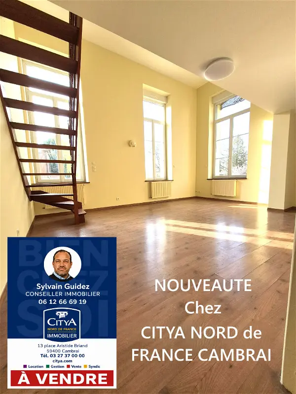 Appartement à vendre - CAMBRAI, 2 pièces