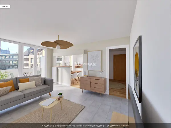 Achat appartement 3 pièces - 64m² à Chambery (73000)